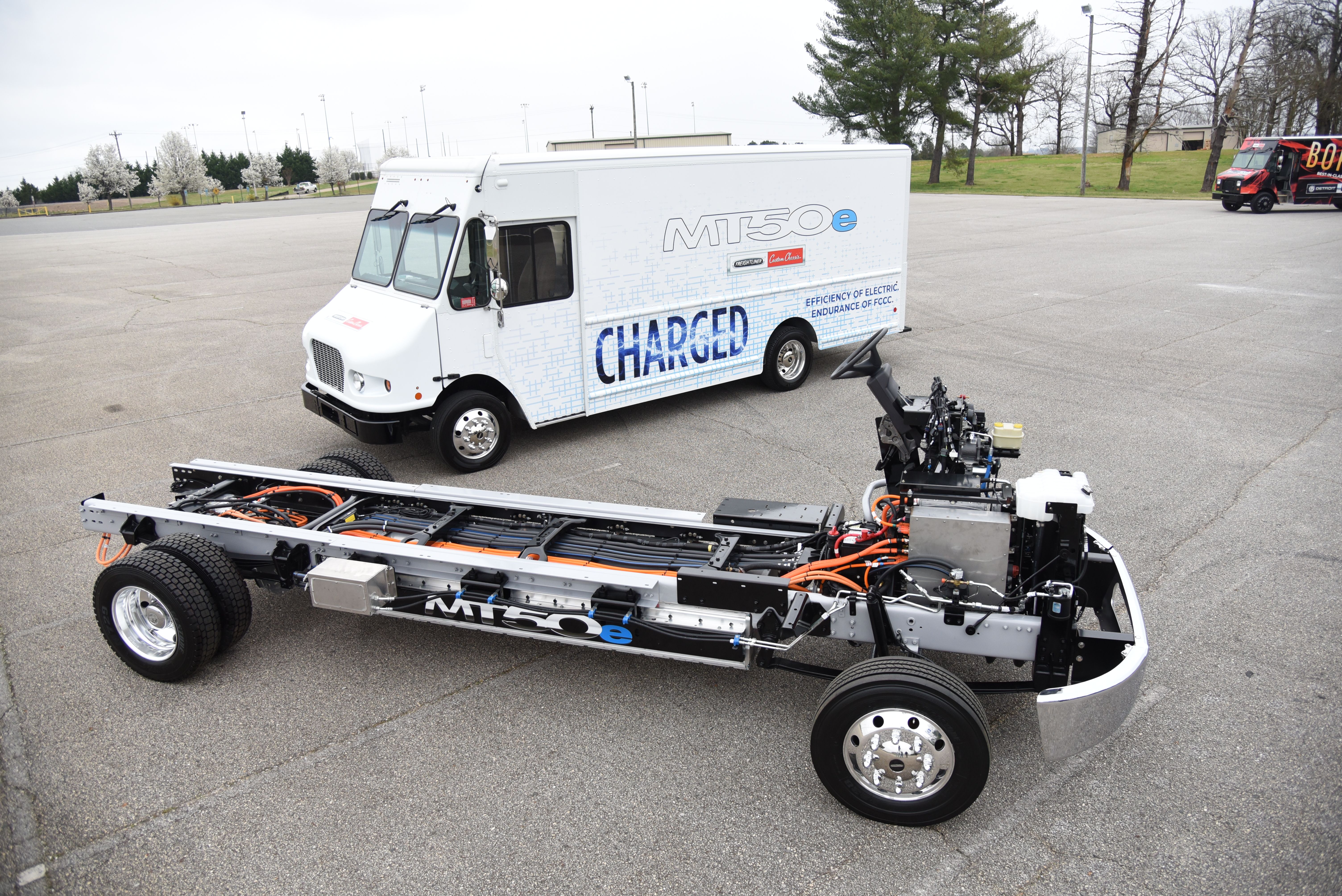 100% Electric FCCC MT50e Step Van & Chassis